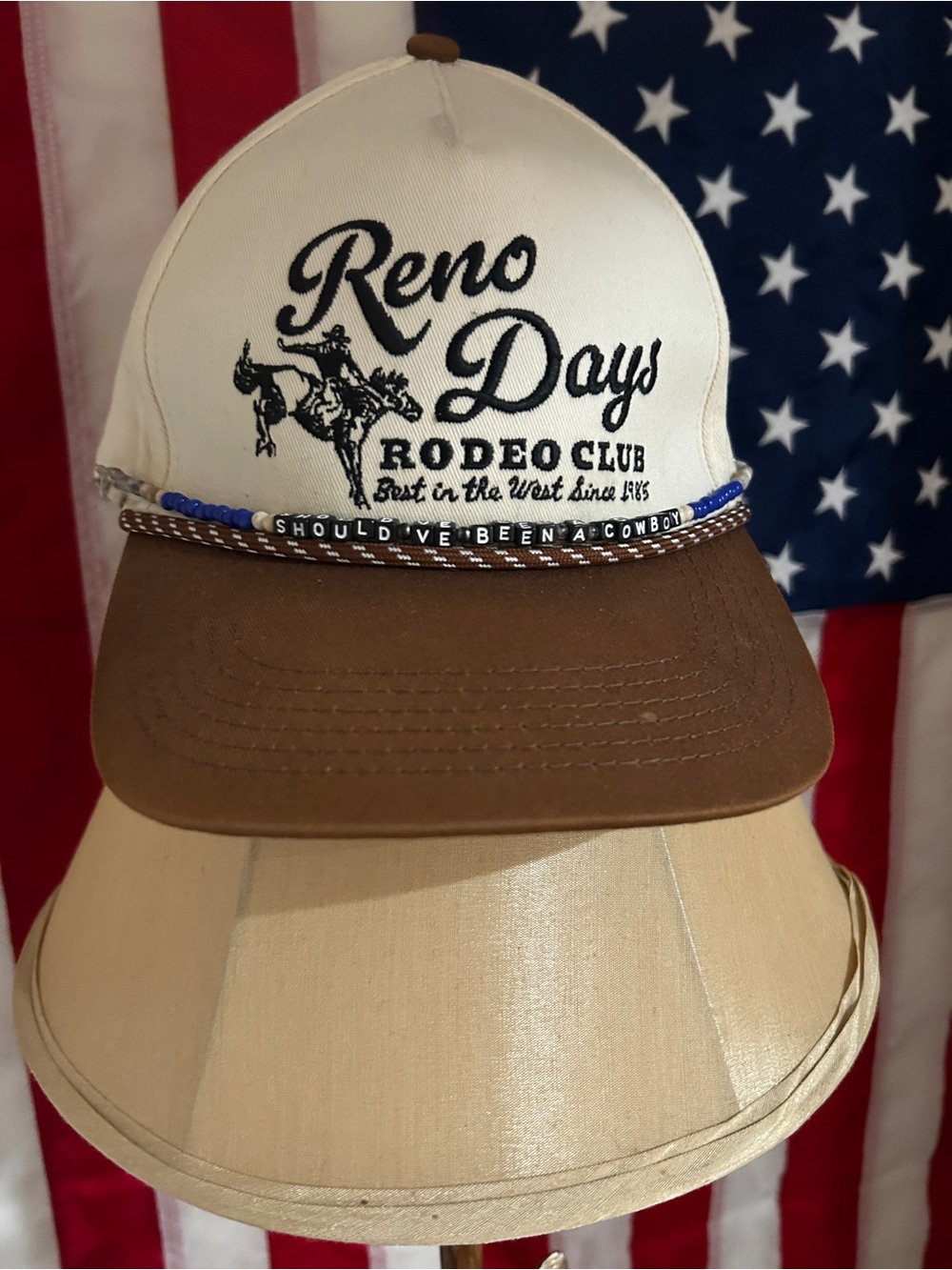 Hat chain Should’ve Been a Cowboy handmade brand new